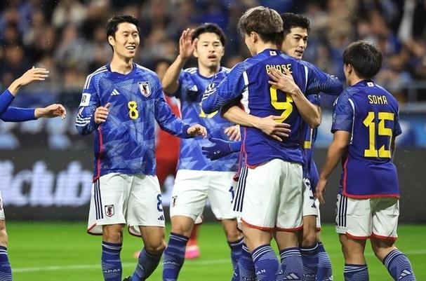 日本队5球轻取叙利亚的相关图片